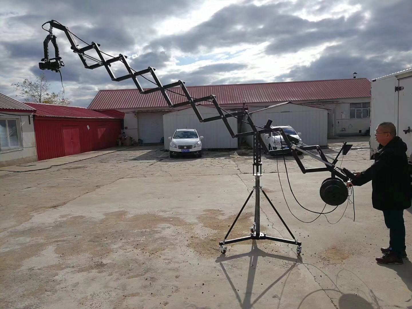 6m telescopic camera jib crane