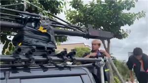 Motorized Car Mount Jib Crane for Film Making