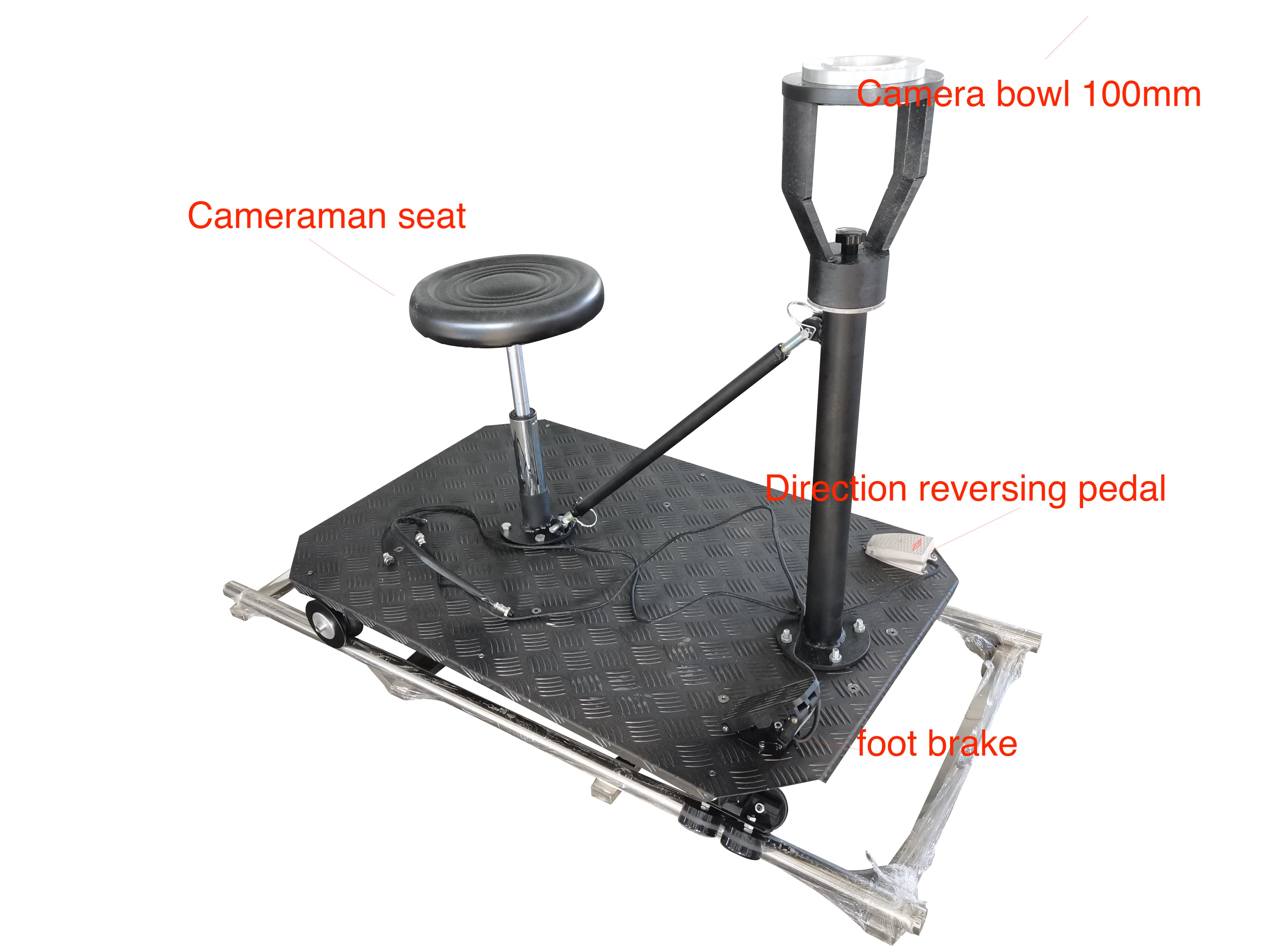 track dolly with seat