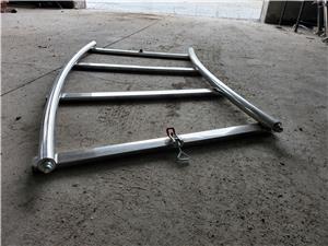 Circular White Stainless Steel Video Dolly Track Rail