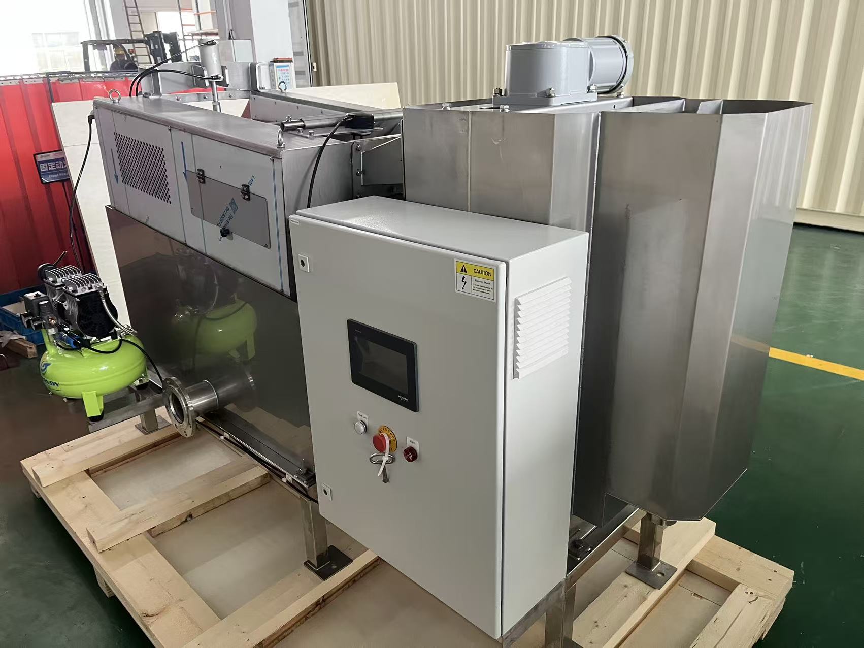 KDS Dewatering Press -- SS-411D to Germany KDS Dewatering Press -- SS-411D to Germany