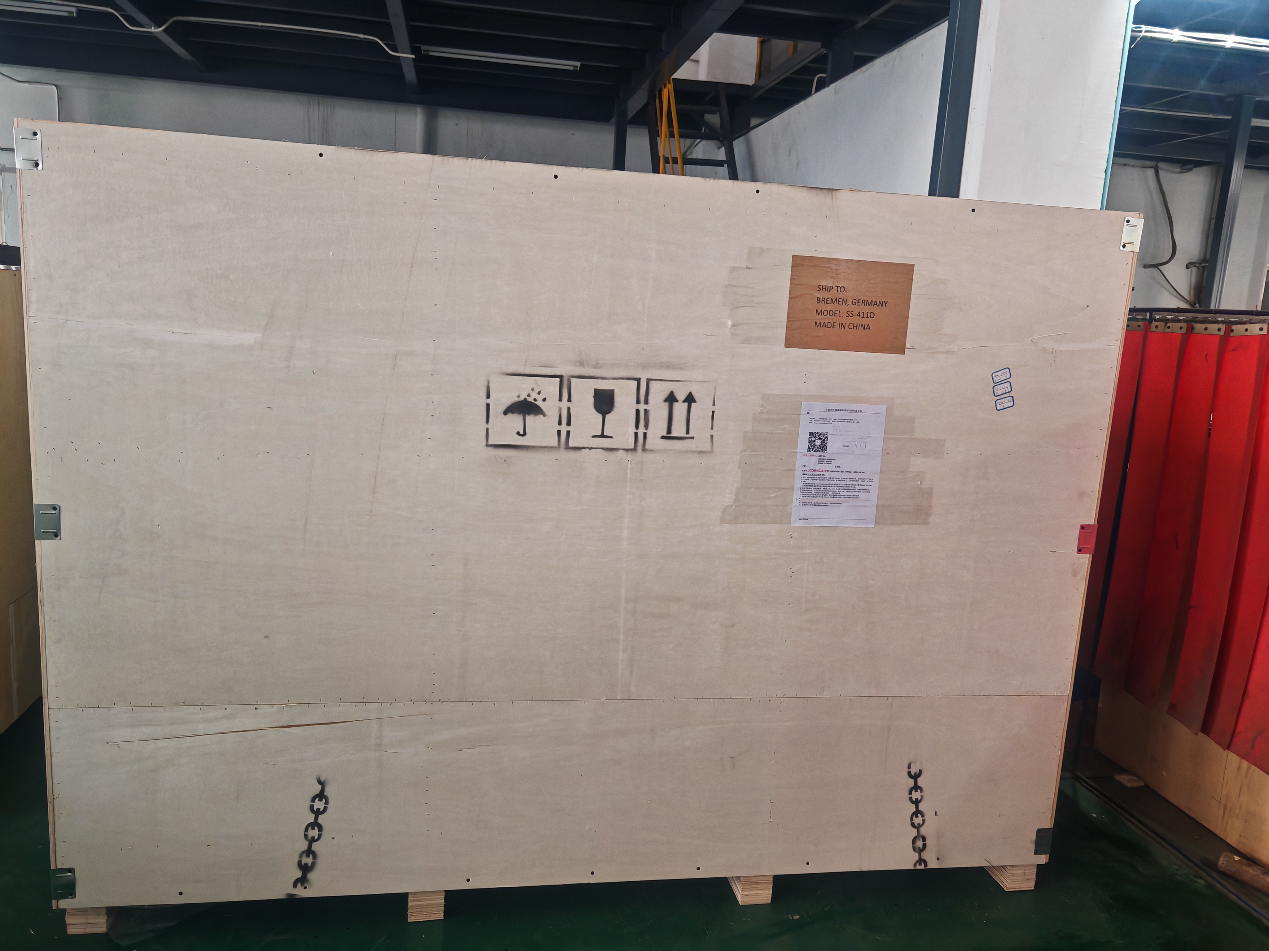 KDS Dewatering Press -- SS-411D to Germany KDS Dewatering Press -- SS-411D to Germany