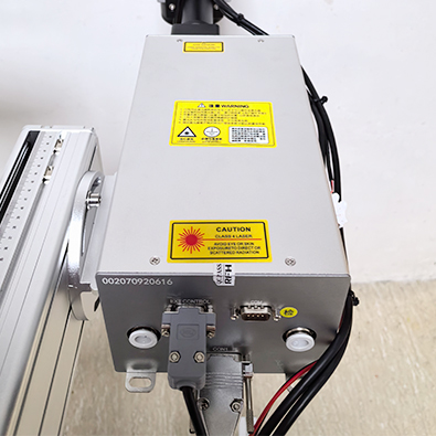 On-the-fly UV laser coder