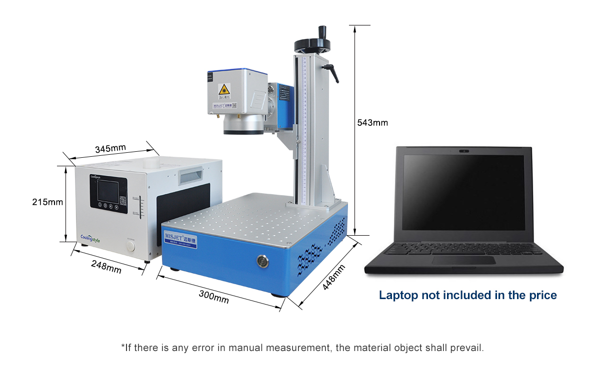 Compact UV laser marking machine