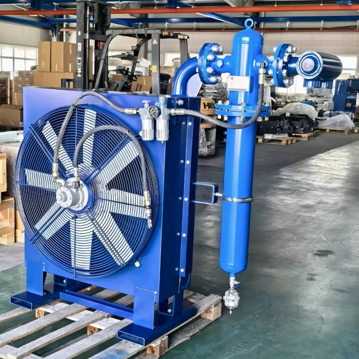 Edistyksellinen jäähdytysratkaisu hiekkapuhalluskoneille — YUDA-jälkijäähdytin 880CFM