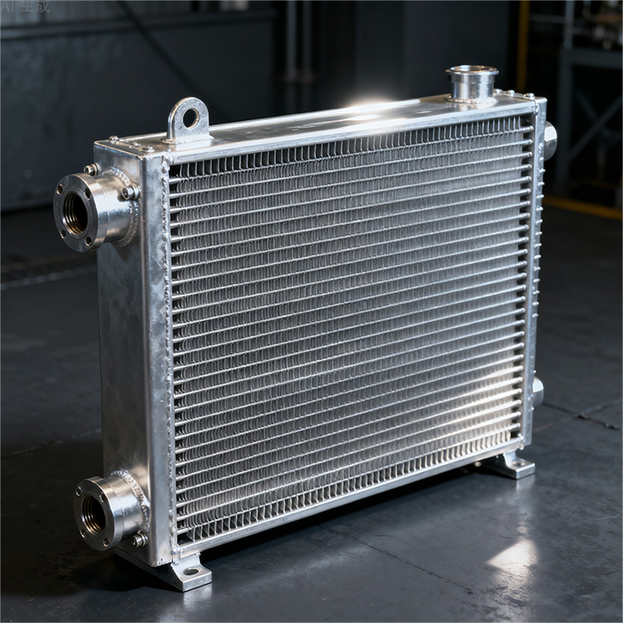 Kompakt och pålitlig kompressoroljekylare för effektiv luftkompressorprestanda