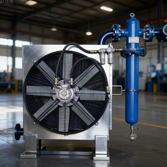 Aftercooler 880CFM Penyejuk Udara Dioptimumkan untuk Prestasi Salutan Letupan Unggul