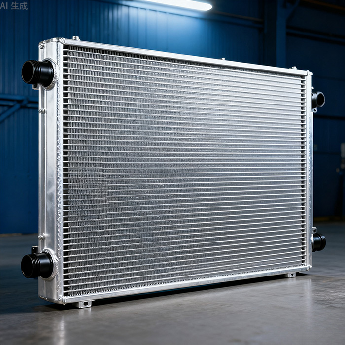 Aluminum Plate Fin Air Cooled Oil Cooler for Stable Industrial Cooling