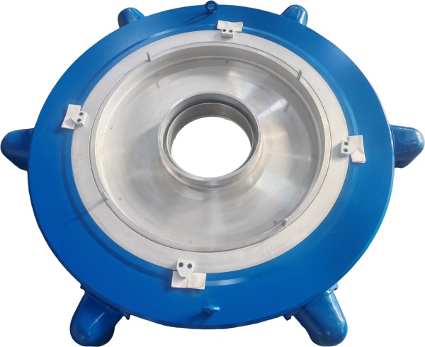 High-speed HDPE rotary air ring. High-speed HDPE rotary air ring.
