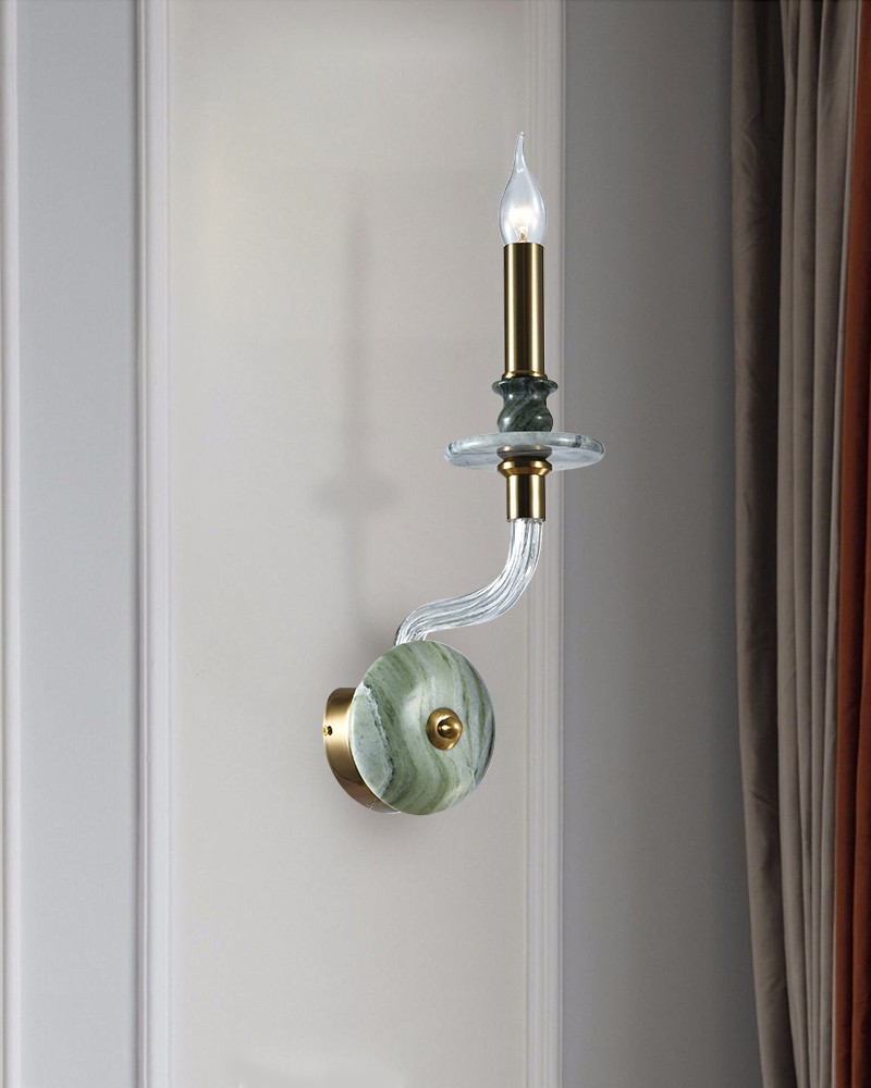 Marble wall lamp
