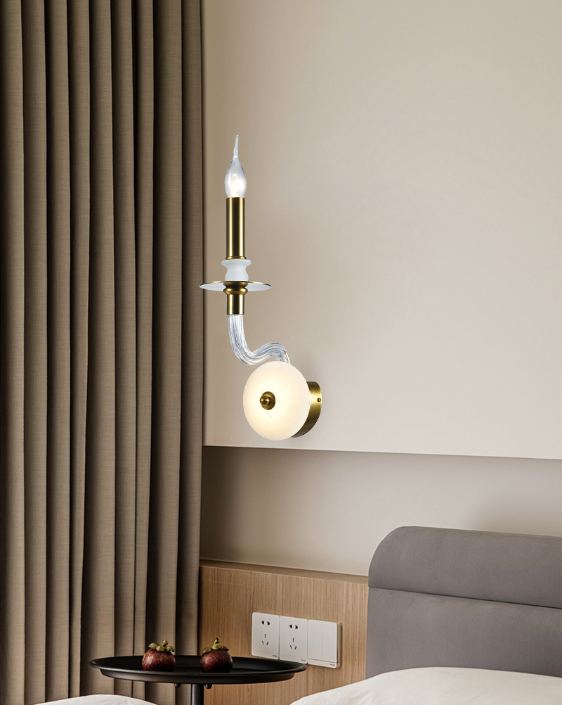 Marble wall lamp
