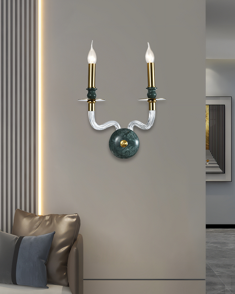 Marble wall lamp