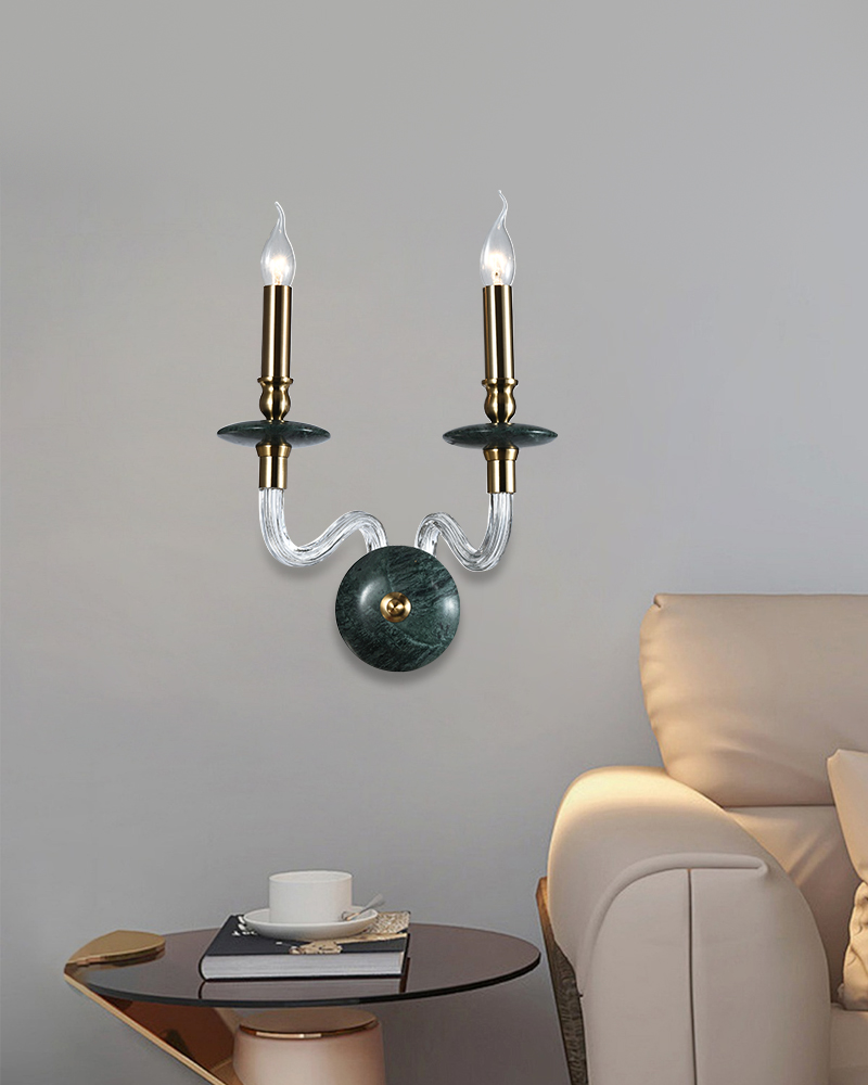 Marble wall lamp