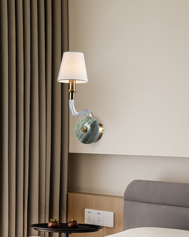 Marble wall lamp