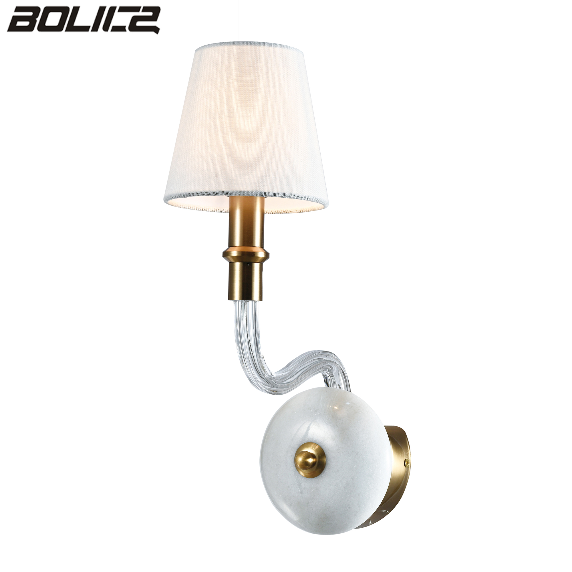 Amerikaanse stijl stenen metalen wandlamp voor thuis