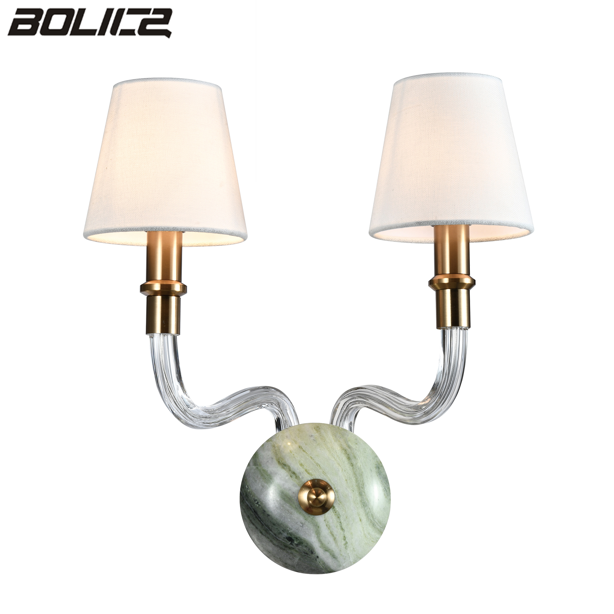 Amerikaanse stijl stenen metalen wandlamp voor thuis