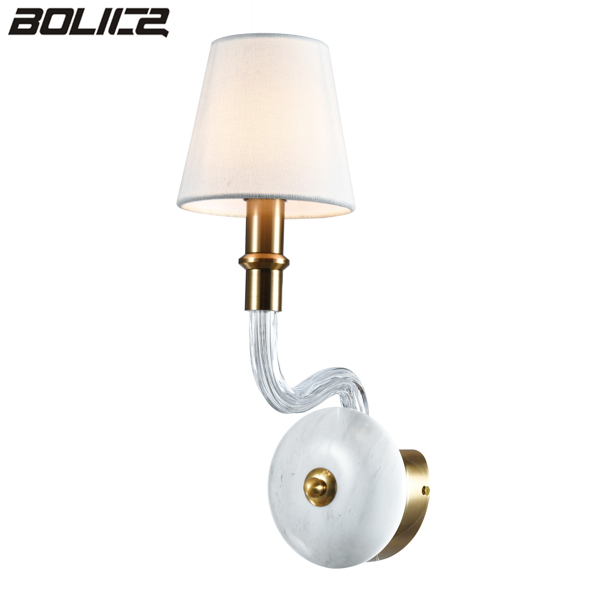 Amerikaanse stijl stenen metalen wandlamp voor thuis