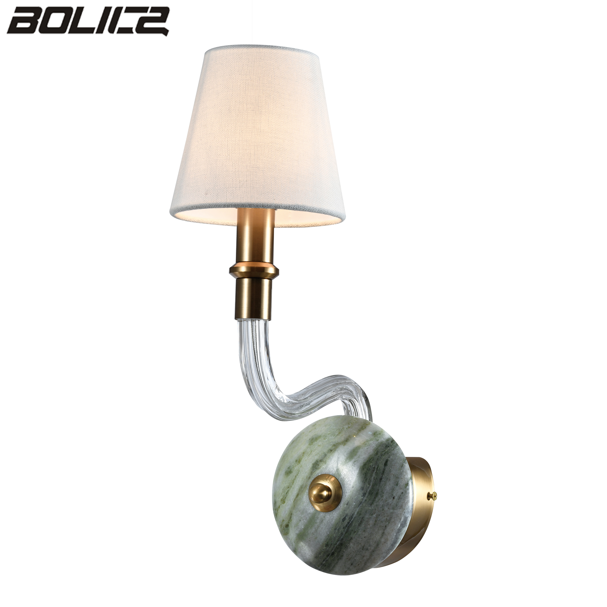 Amerikaanse stijl stenen metalen wandlamp voor thuis