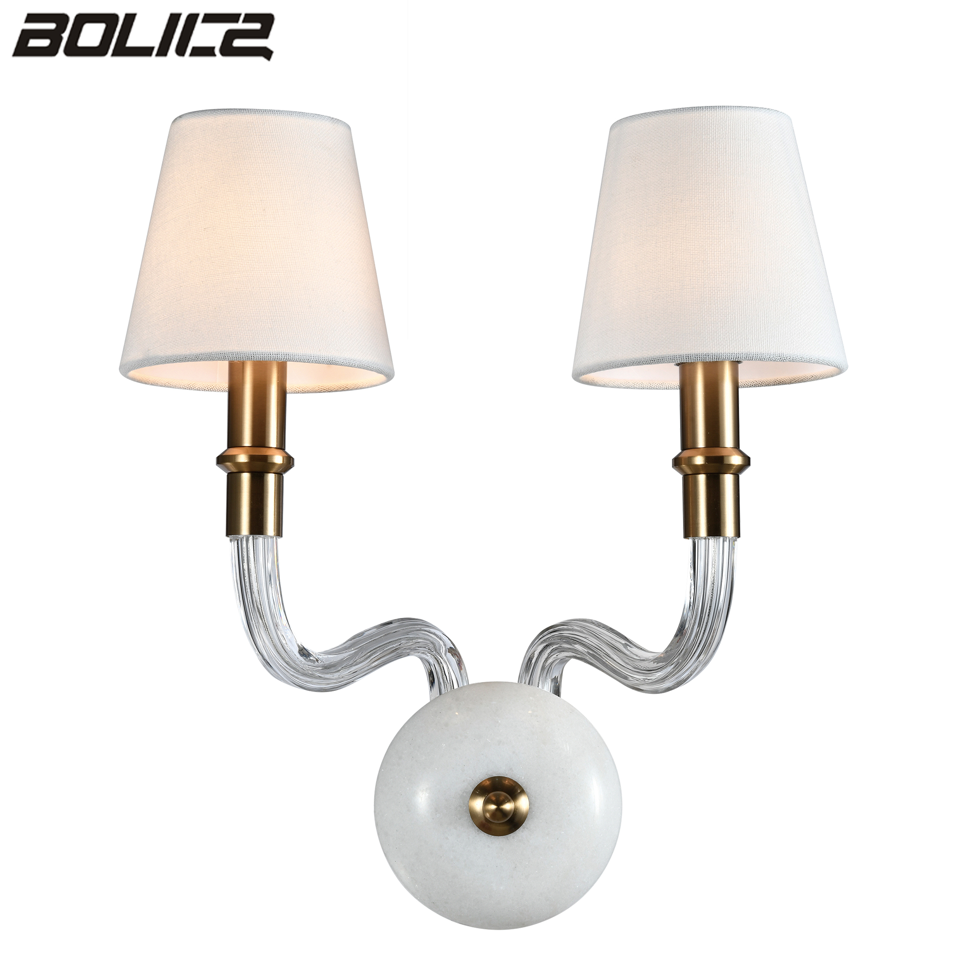 Amerikaanse stijl stenen metalen wandlamp voor thuis