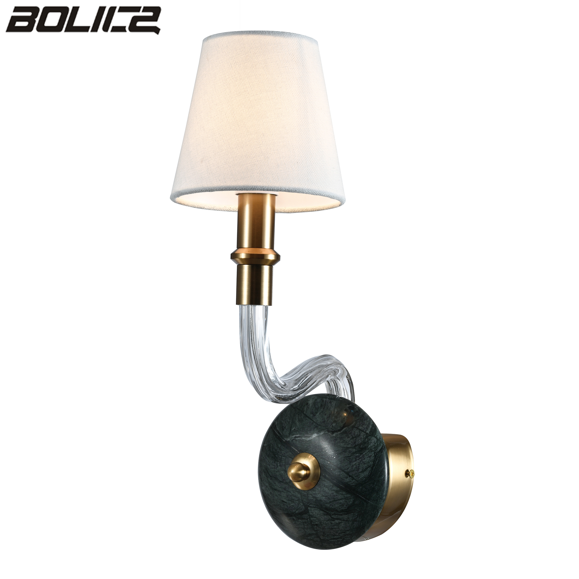 Amerikaanse stijl stenen metalen wandlamp voor thuis