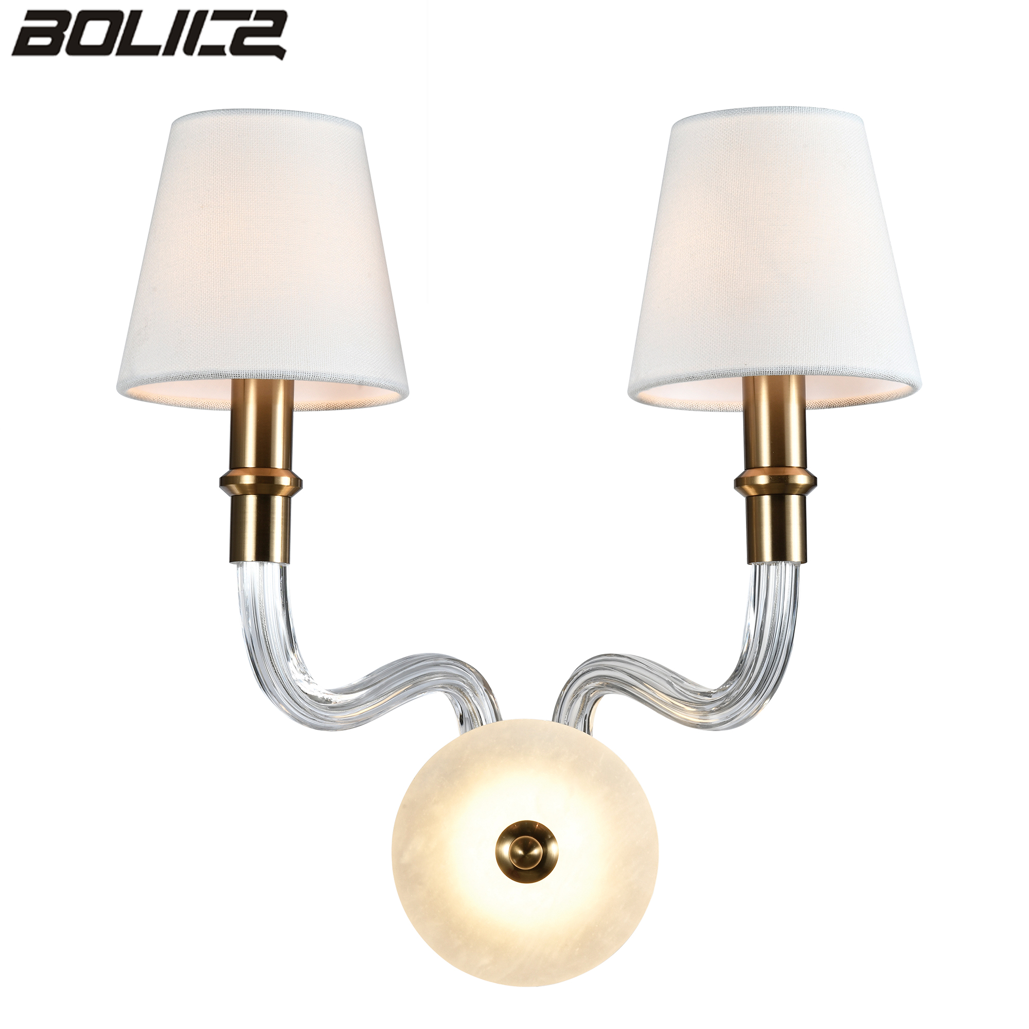 Amerikaanse stijl stenen metalen wandlamp voor thuis