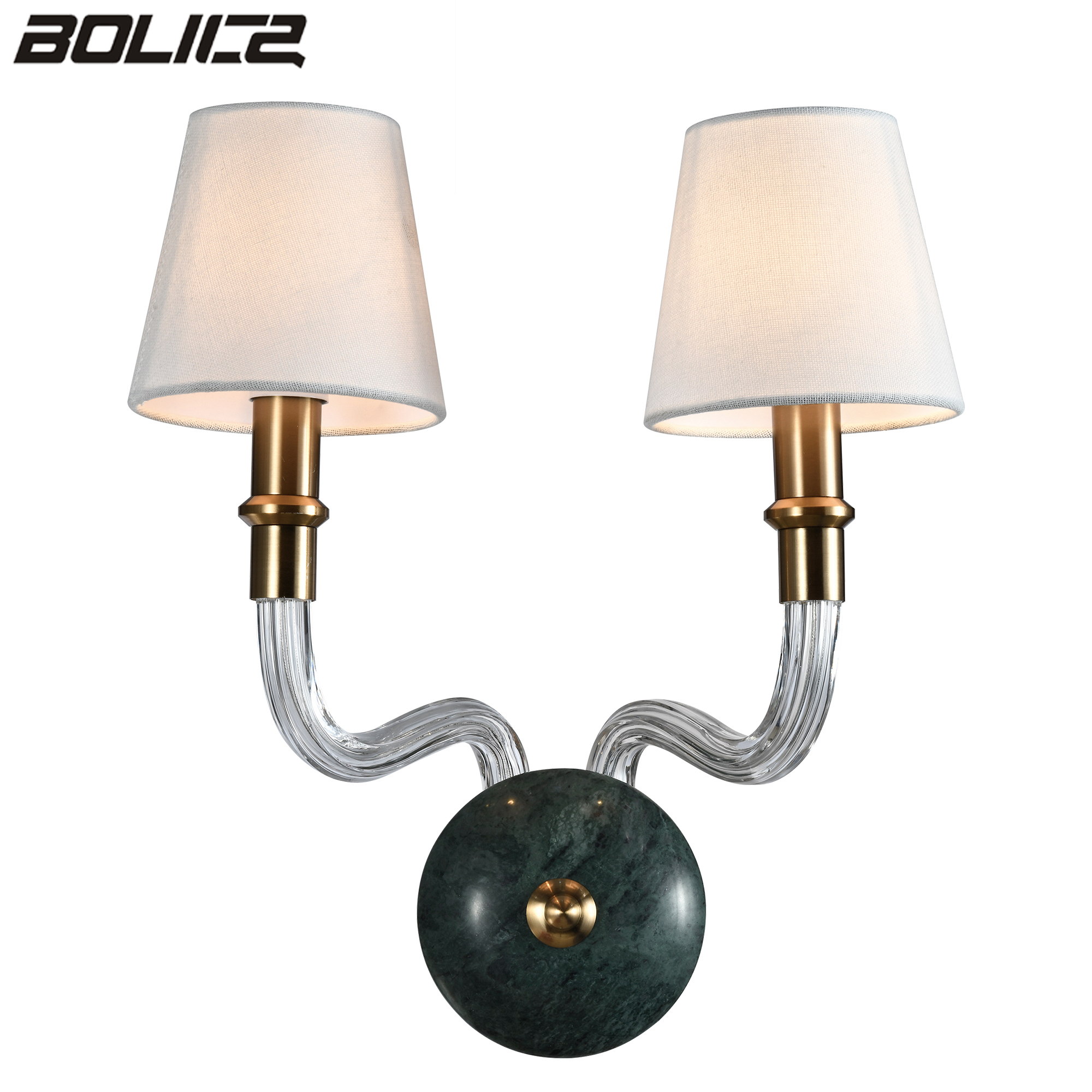 Amerikaanse stijl stenen metalen wandlamp voor thuis