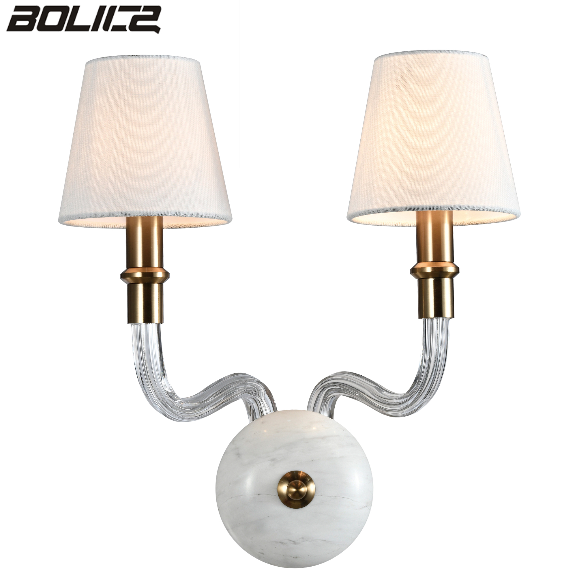 Amerikaanse stijl stenen metalen wandlamp voor thuis