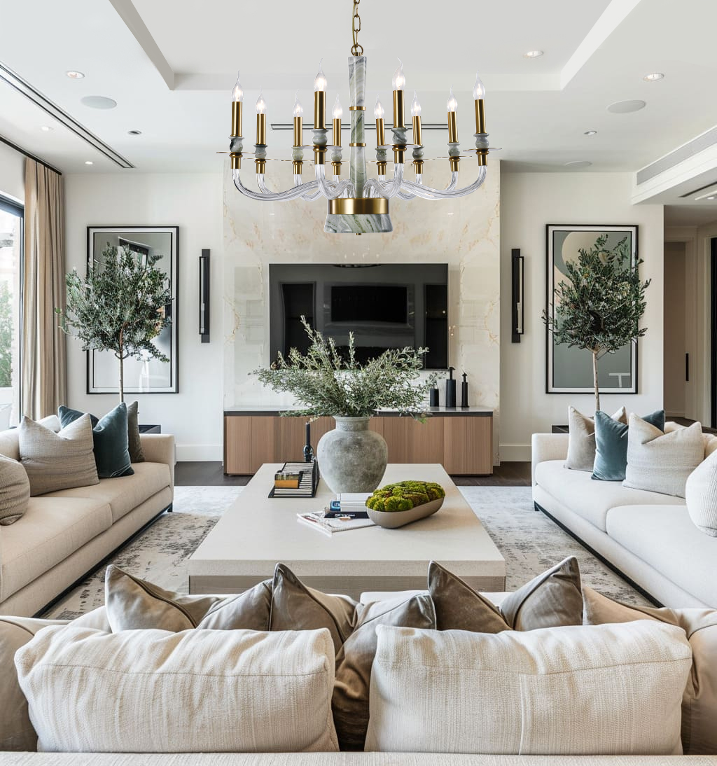 Marble Chandelier