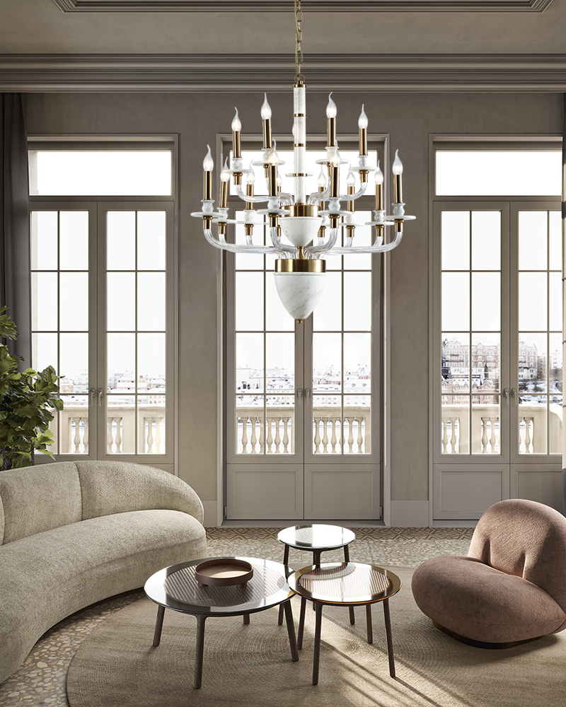 Marble Chandelier