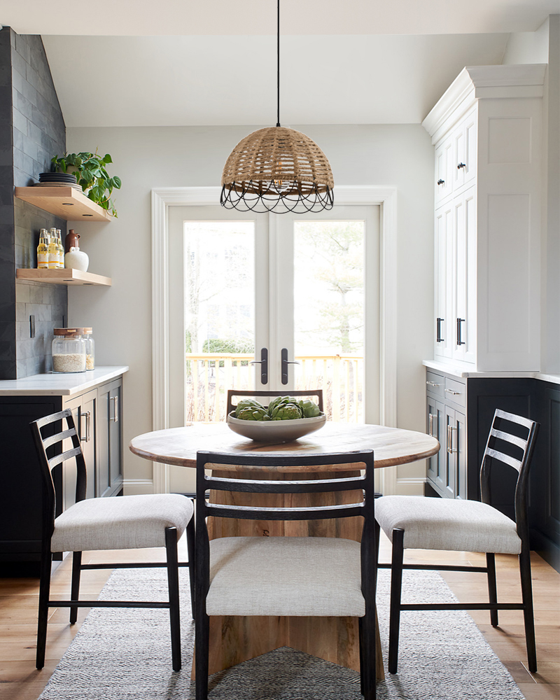 Hemp rope chandelier