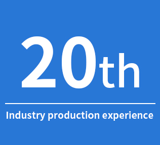 20 anni di esperienza nella produzione