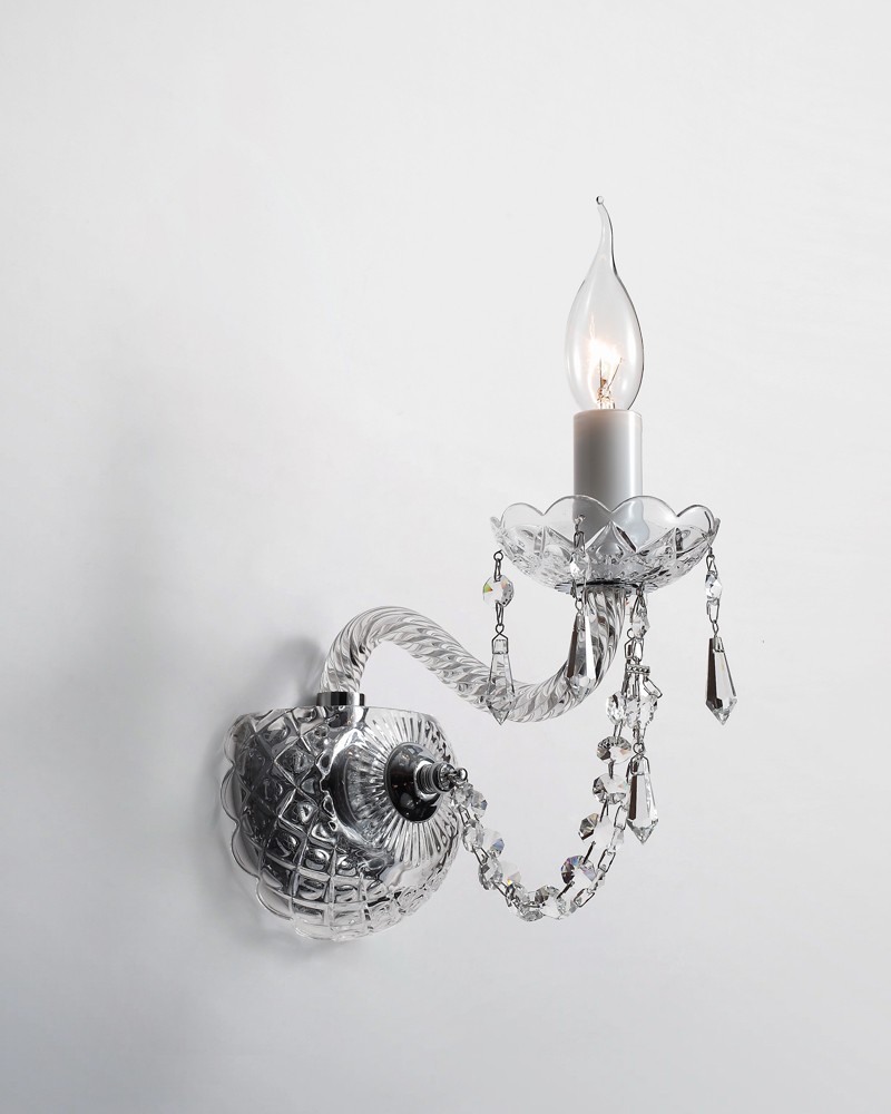 Crystal wall lamp