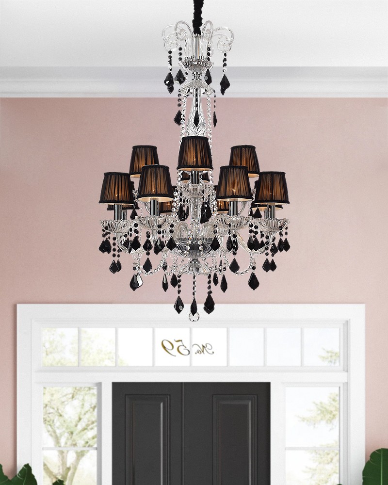 Traditional lobby chandelier