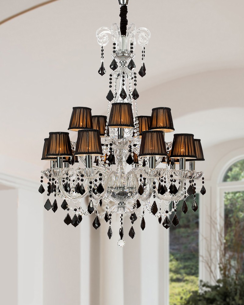 Traditional lobby chandelier