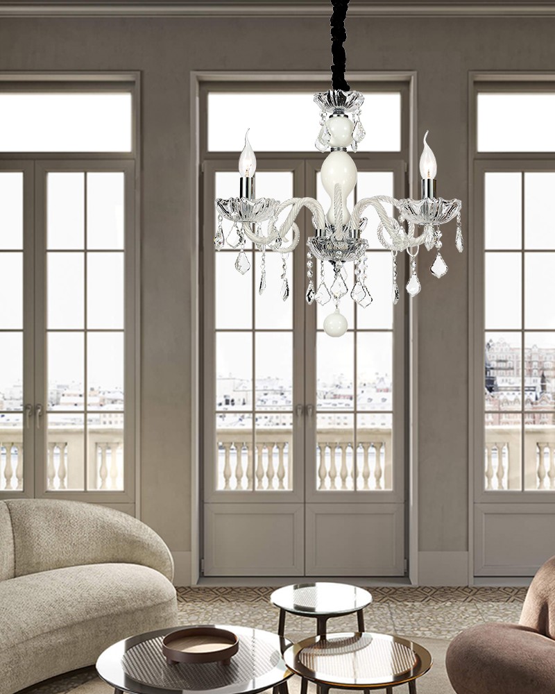 Traditional candle chandelier
