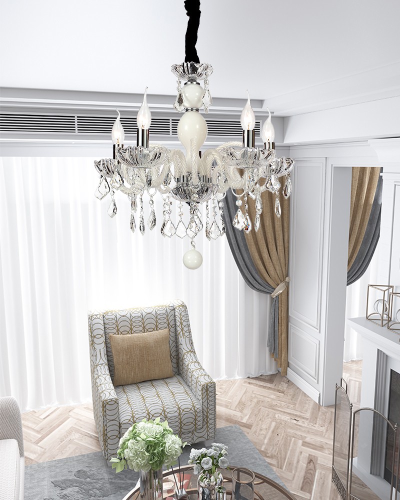 Traditional candle chandelier