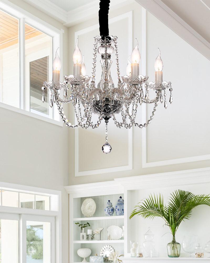 Traditional crystal chandelier