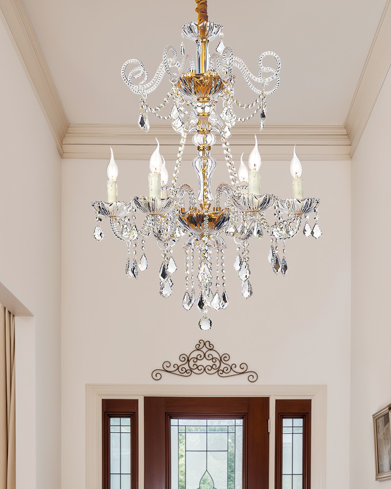 Traditional candle chandelier