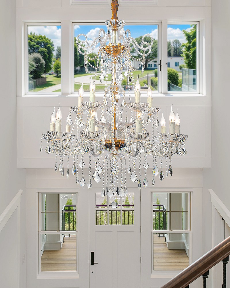 Traditional candle chandelier