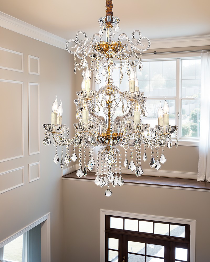 Traditional candle chandelier