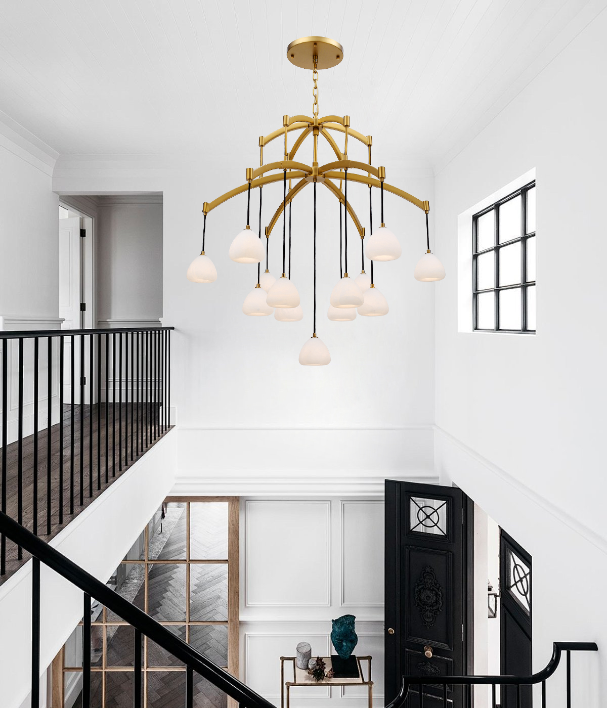 Marble chandelier