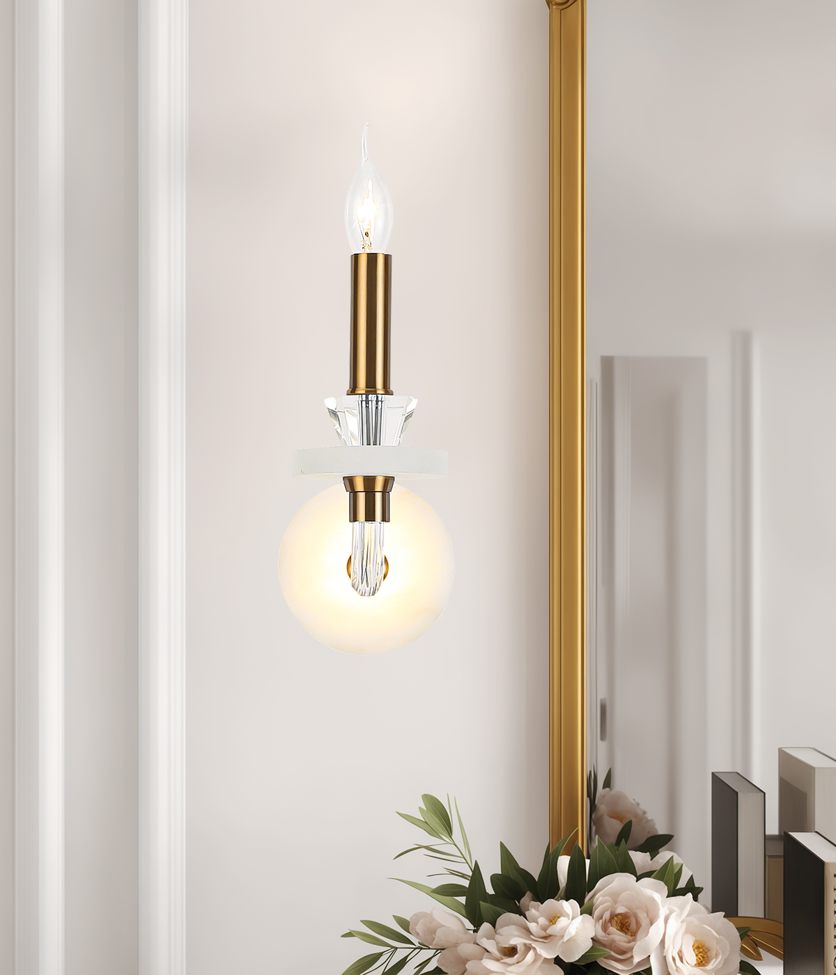 candle wall lamp