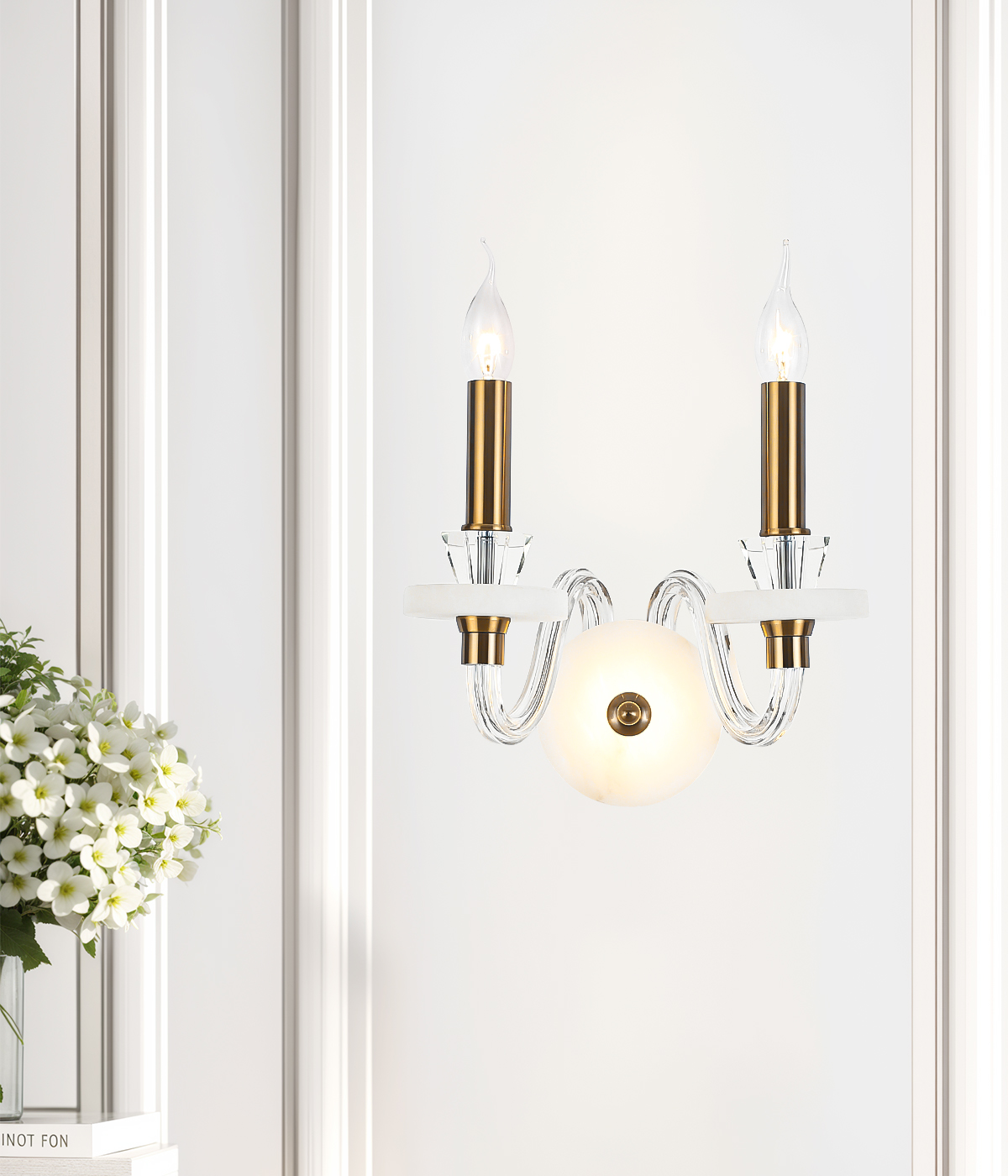 candle wall lamp