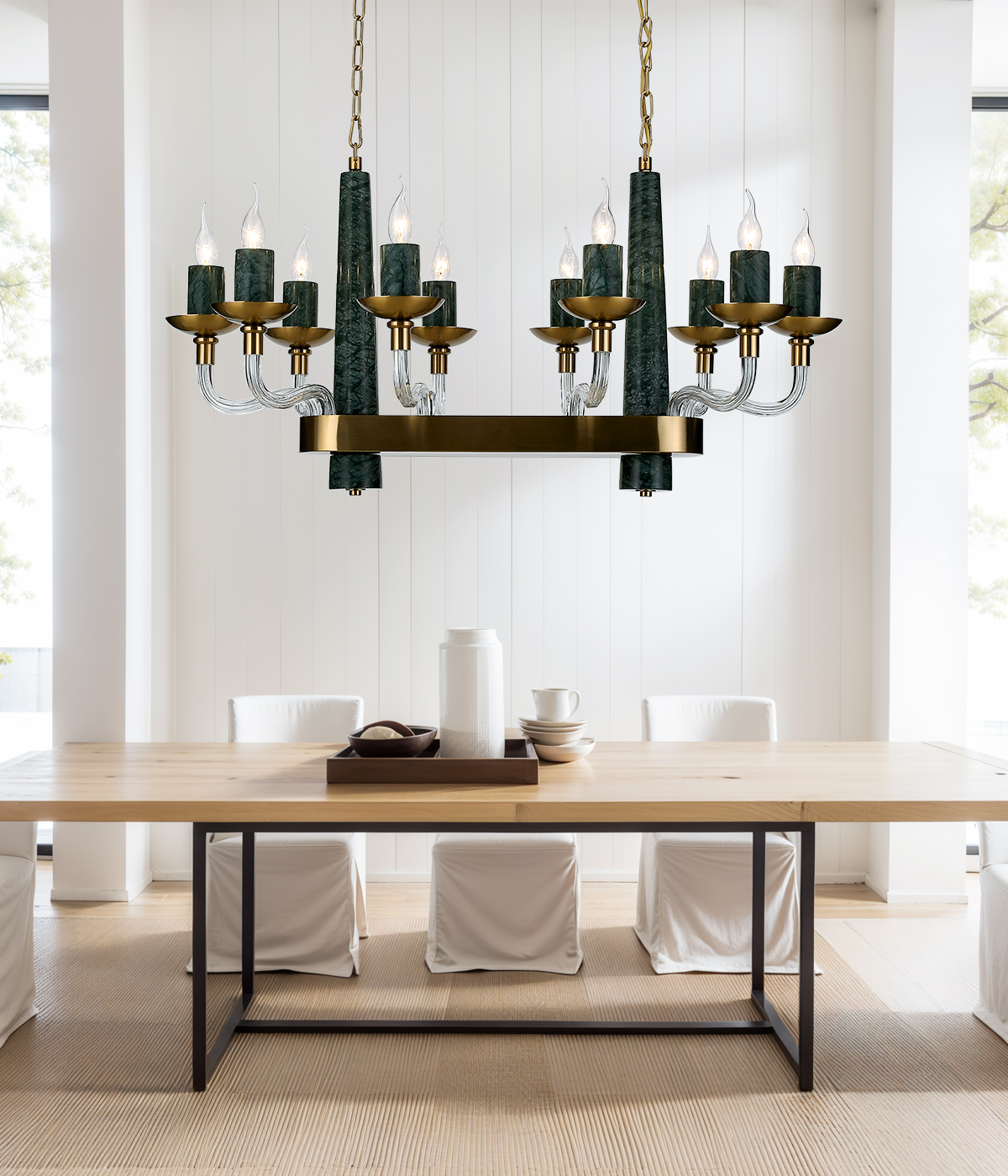 Dining table chandelier