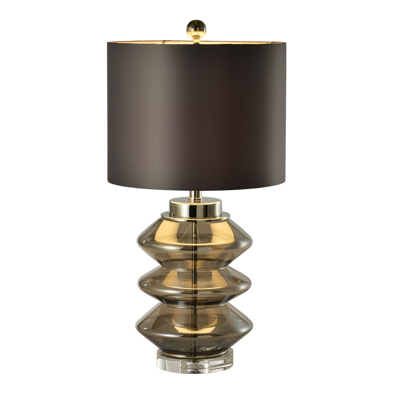 LED-lamp met glazen kristallen voet voor tafellamp