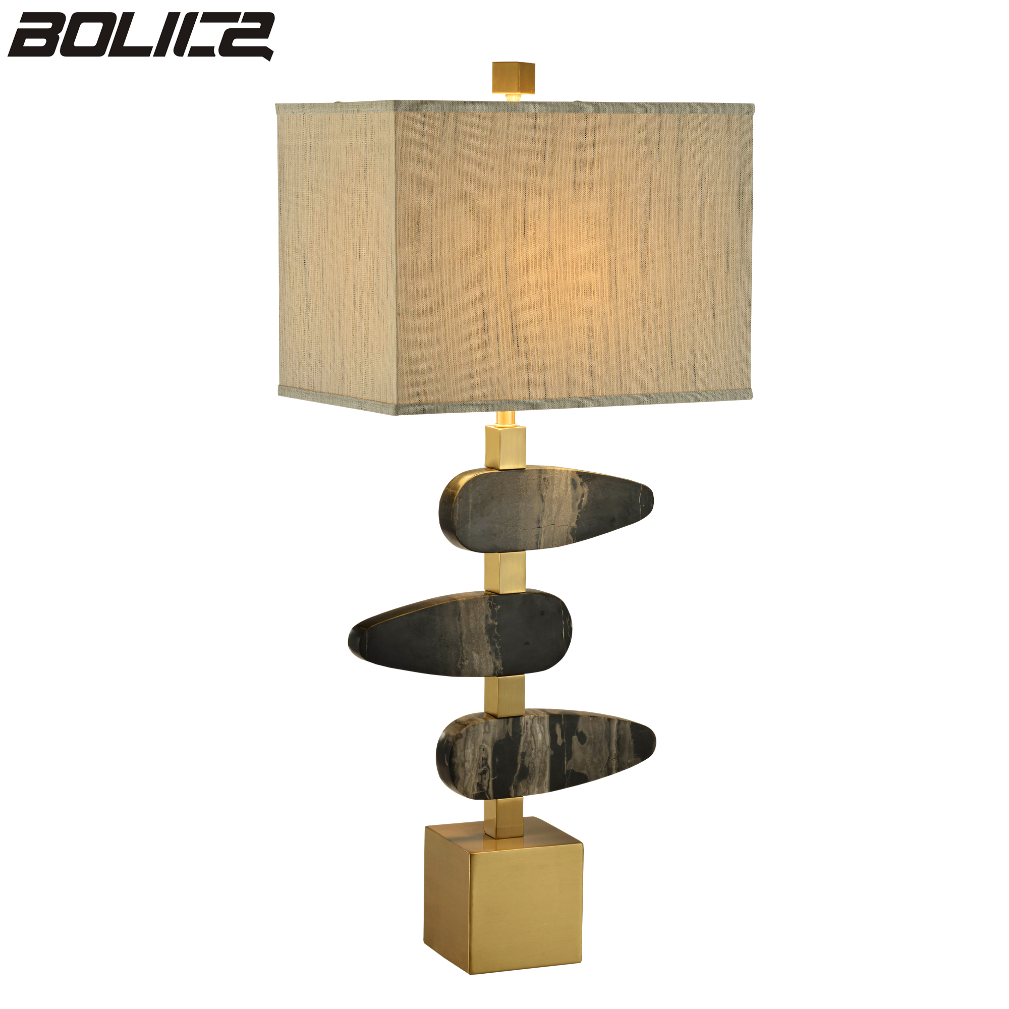 Home desktop stenen tafellamp