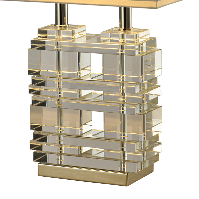 Geometrische kubusvormige nieuwe bureaulamp