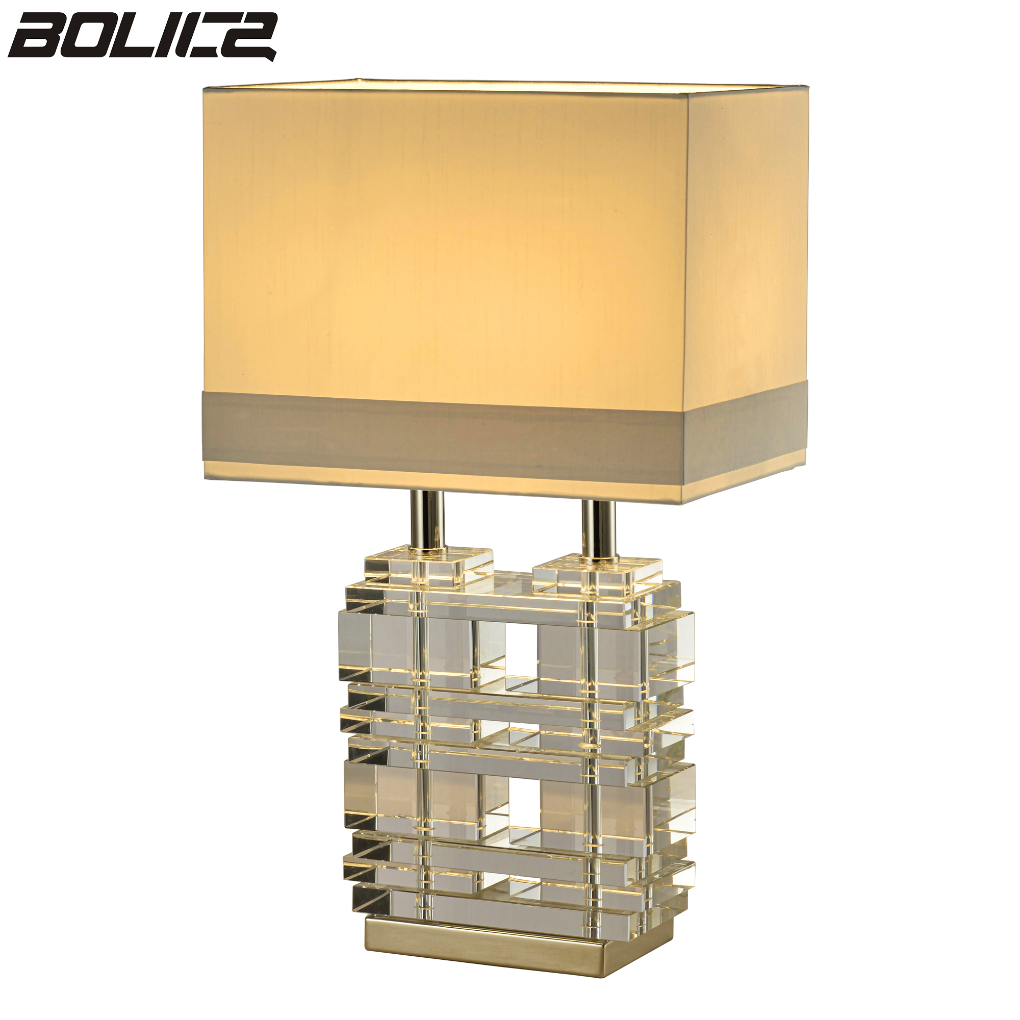 Geometrische kubusvormige nieuwe bureaulamp