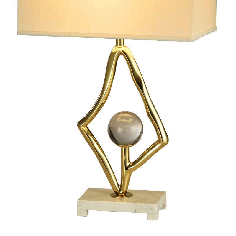 Licht luxe kristallen bol abstracte lichten