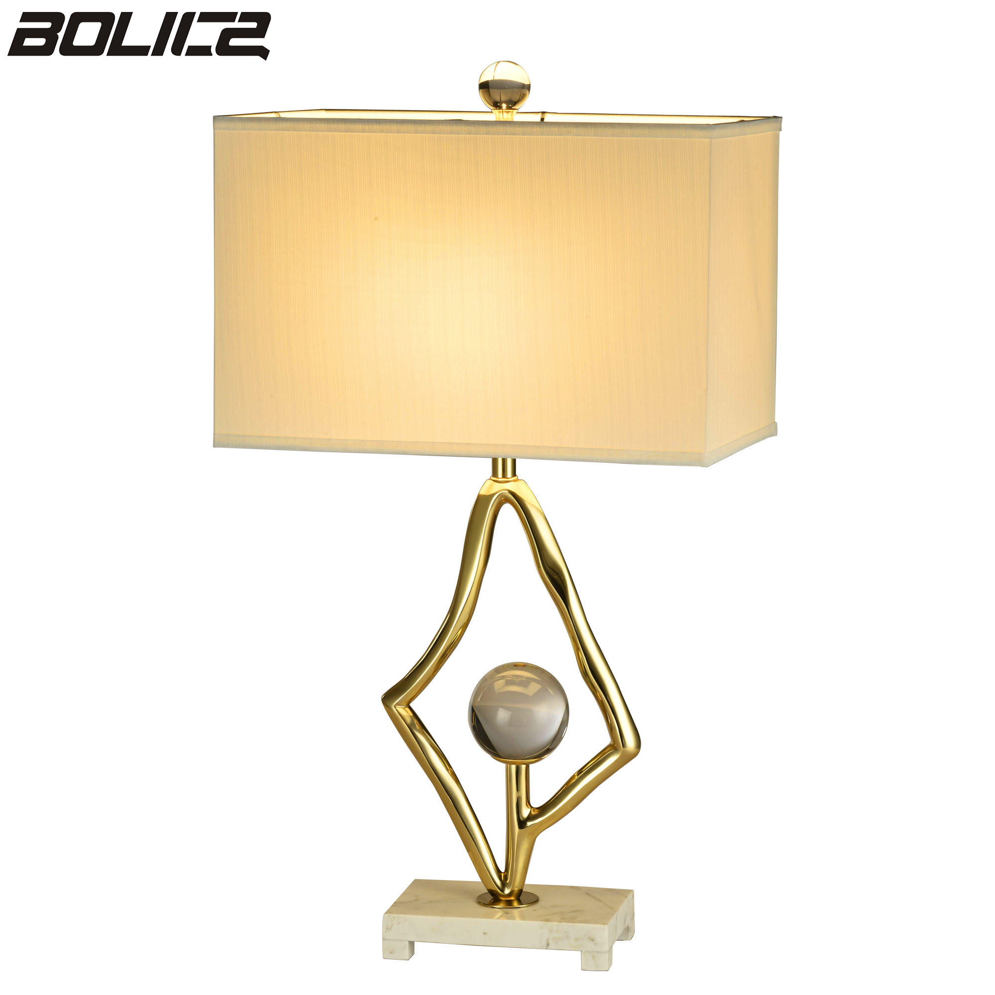 Licht luxe kristallen bol abstracte lichten